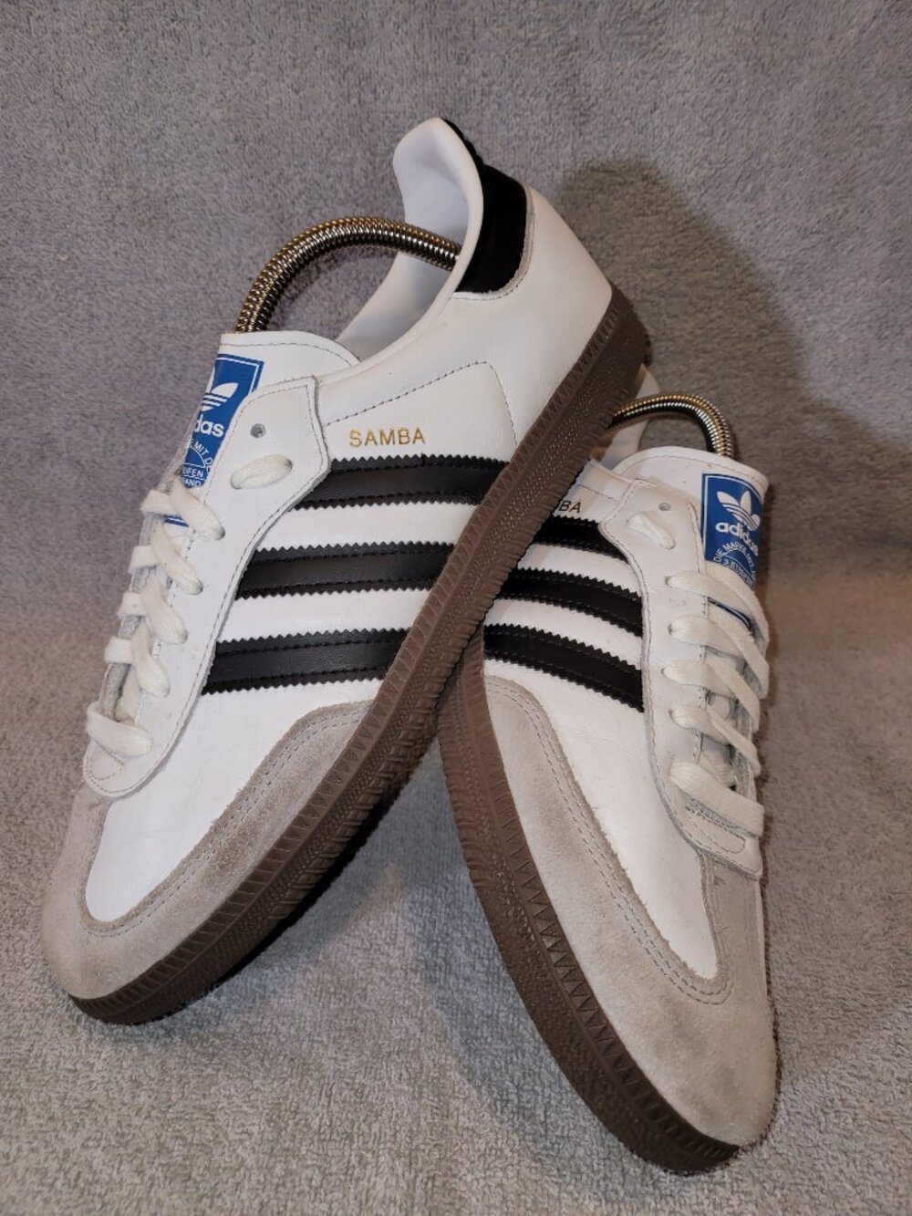Adidas Originals Samba OG White Black Gum Men’s Size 9.5 Sneaker B75806 - Picture 14 of 15